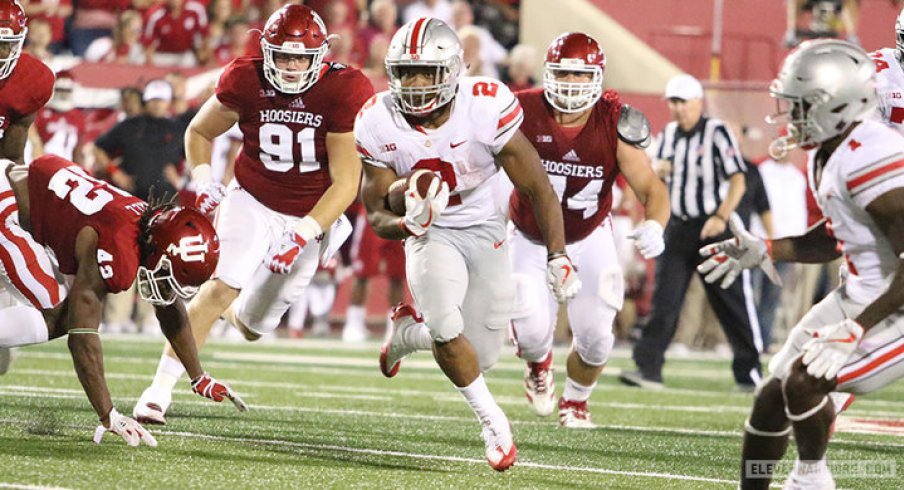 J.K. Dobbins passes Maurice Clarett 