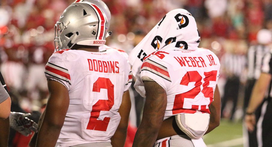 J.K. Dobbins and Mike Weber.