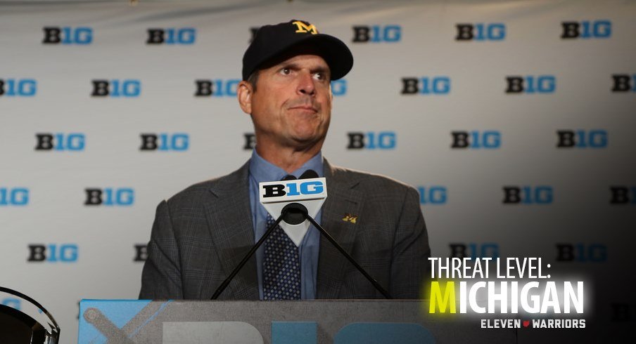 Michigan football coach Jim Harbaugh