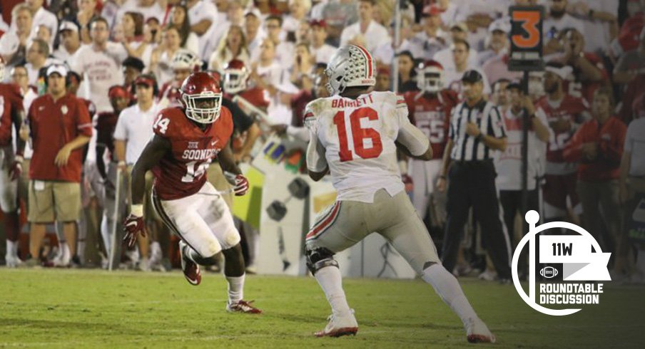 J.T. Barrett at Oklahoma last year.