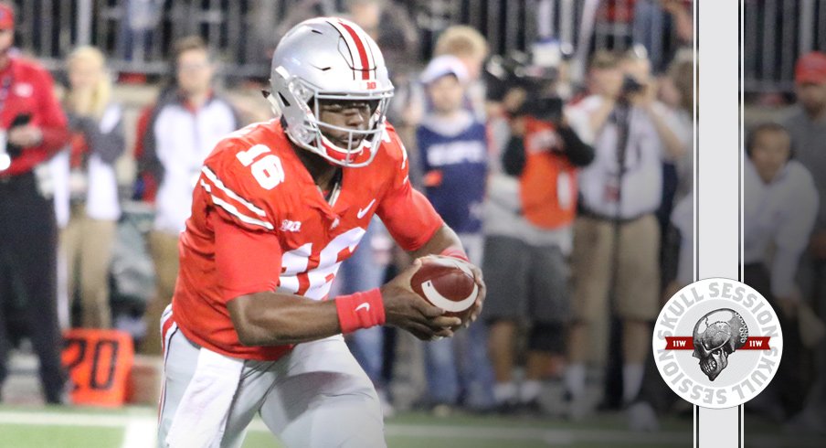 J.T. Barrett runs the option for the September 11 2017 Skull Session