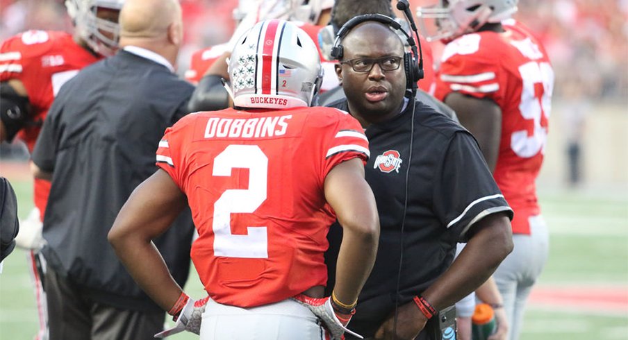 J.K. Dobbins will look to carry the load for the Buckeyes against UNLV. 