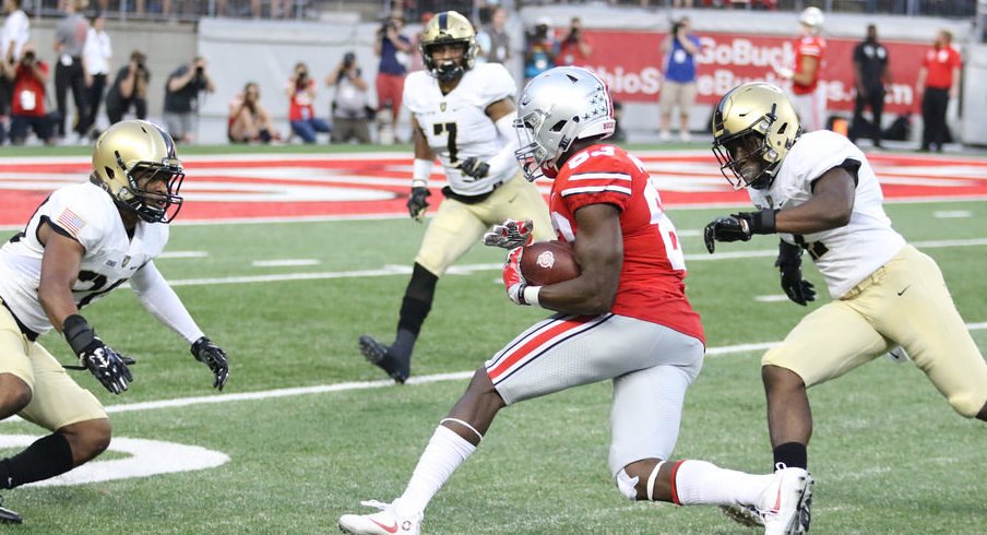 Terry McLaurin caught four passes for 53 yards against Army.