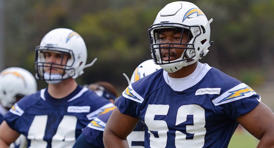 Josh Perry spent his rookie NFL season with the Chargers.