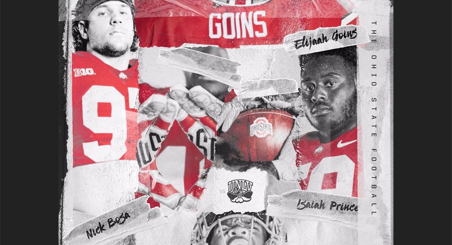 Nick Bosa, Dre'Mont Jones, Isaiah Prince and Elijaah Goins are this week's Ohio State players of the game.