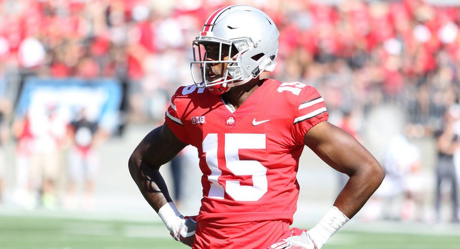 Jaylen Harris played 19 snaps in his Ohio State debut on Saturday.