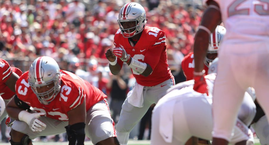 J.T. Barrett has been recognized for his play against UNLV on Saturday.