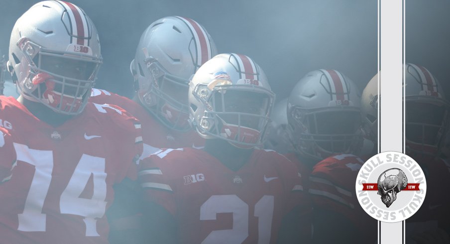 Jamarco Jones and Parris Campbell ready to dump somebody for the September 27 2017 Skull Session.