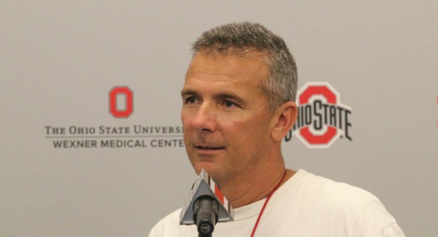 Urban Meyer says he's seeing improvement in Ohio State's pass defense. 