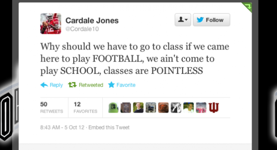 Cardale Jones: We ain't come to play school!