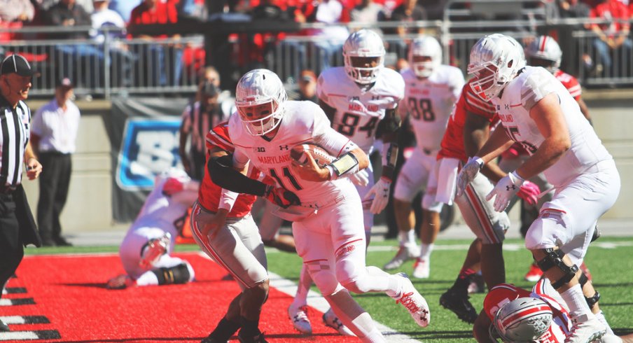 Maryland had success rushing against Ohio State in 2015.
