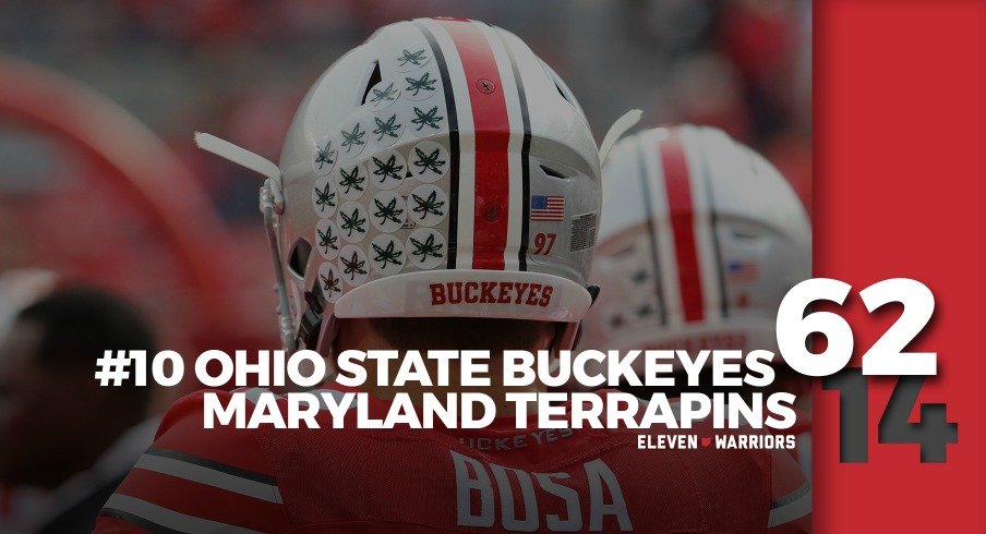 Statagram: Ohio State 62, Maryland 14