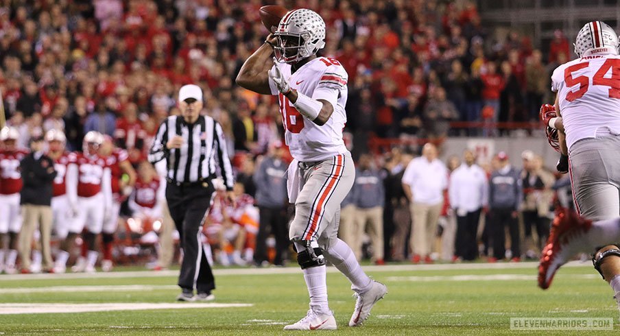 J.T. Barrett messed around and amassed seven touchdowns in a thrashing of Nebraska.