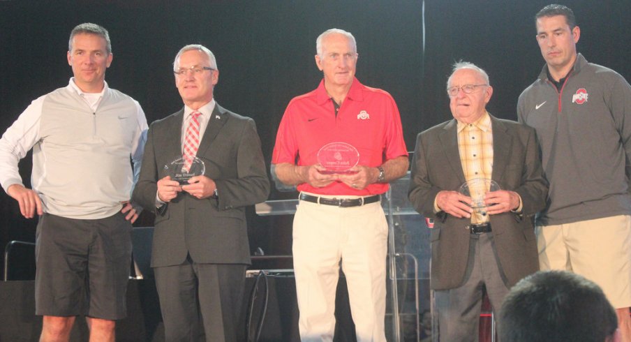 Urban Meyer, Jim Tressel, John Cooper, Earle Bruce, and Luke Fickell