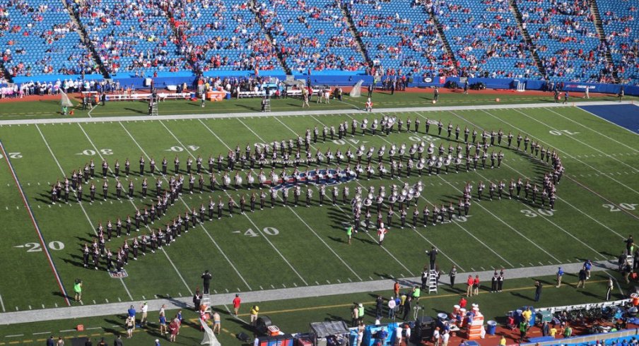 The band at the Bills game
