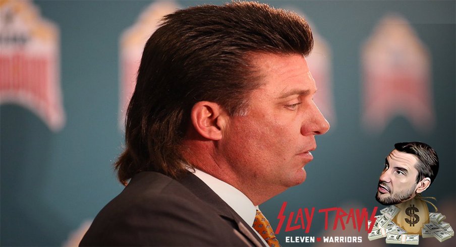 Mike Gundy and his amazing hair travel to West Virginia this weekend. 