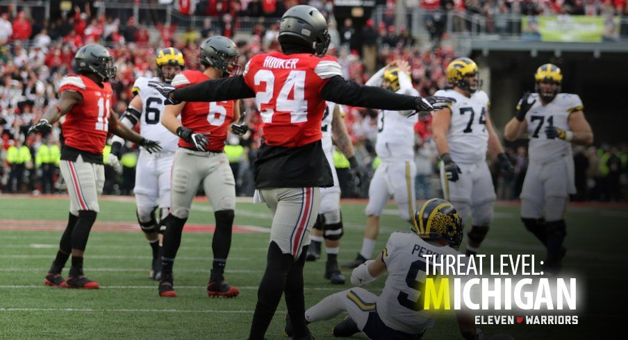 Ohio State defensive back Malik Hooker wipes out Michigan in 2016.