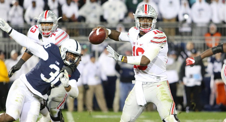J.T. Barrett must be sharp on Saturday, but he also needs better pass protection than he got at Penn State last year.