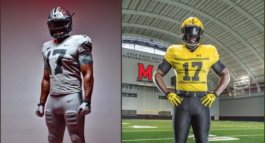 Ohio State's Gray Jerseys Compare Very 