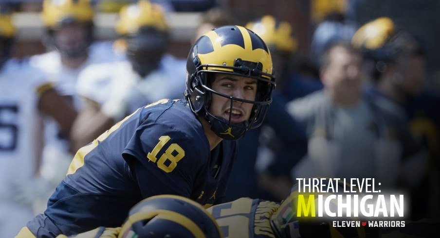 Michigan quarterback Brandon Peters