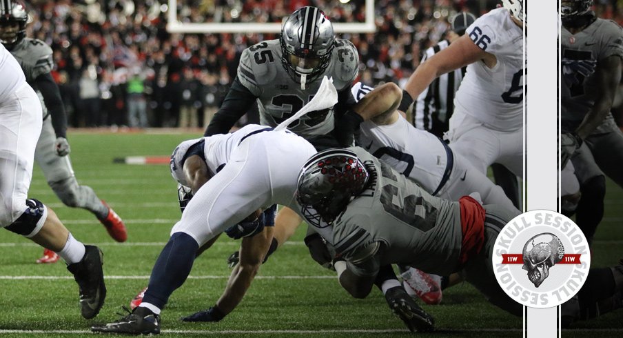 Bobby Landers puts Saquon Barkley in the dirt for the October 31st 2017 Skull Session