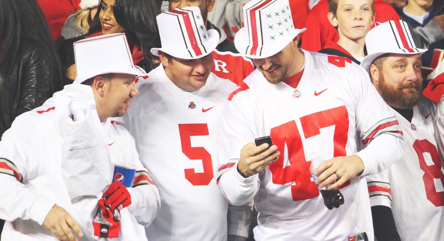 Ohio State fans enjoying 