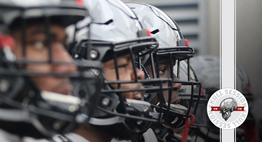 Tyquan Lewis, Tracy Sprinkle, and Jalyn Holmes await the November 3rd 2017 Skull Session