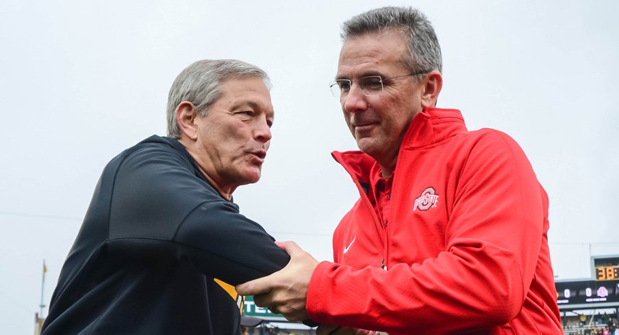 Urban Meyer and Kirk Ferentz