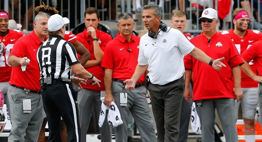 Urban Meyer's squad ranks 125th in the nation with 77.2 penalty yards per game.