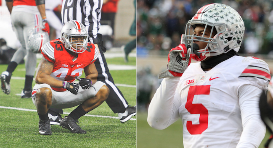 (Left) Darron Lee (Right) Raekwon McMillan