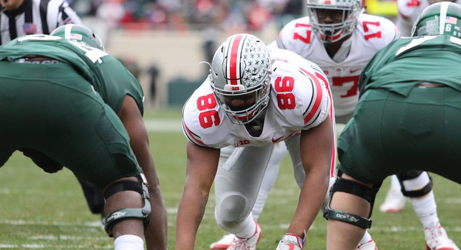 Coming off a 17-16 win in East Lansing last year, Dre'Mont Jones (86) and Ohio State are set to do battle with Michigan State once again on Saturday.