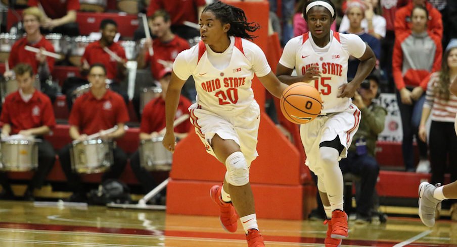 Asia Doss was the first-half hero for Ohio State.