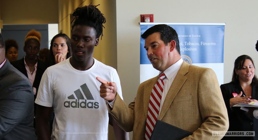 Ryan Day and Urban Meyer are working to keep Emory Jones in the fold.