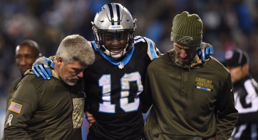 Curtis Samuel suffered a season-ending ankle injury on Monday night.