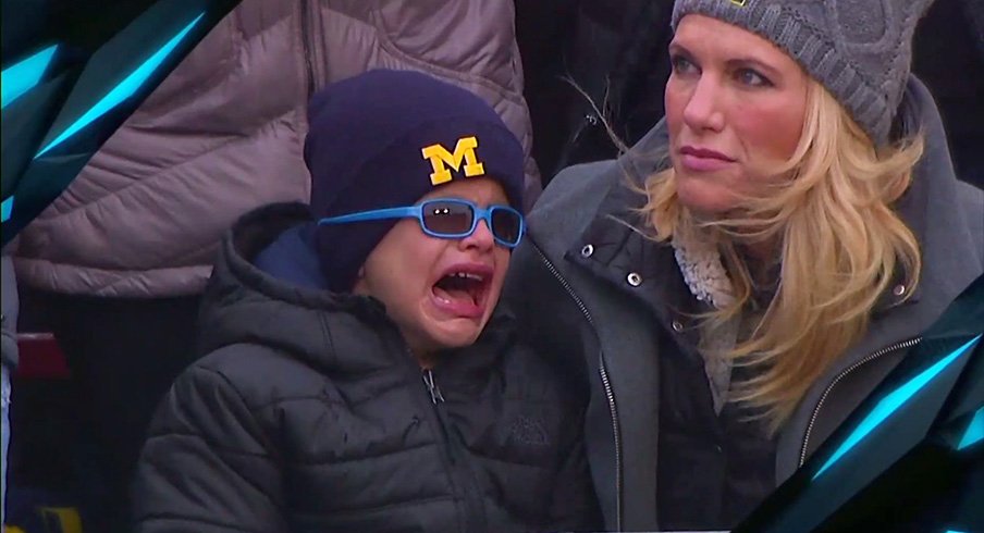 It was a difficult day for the entire Harbaugh family. 