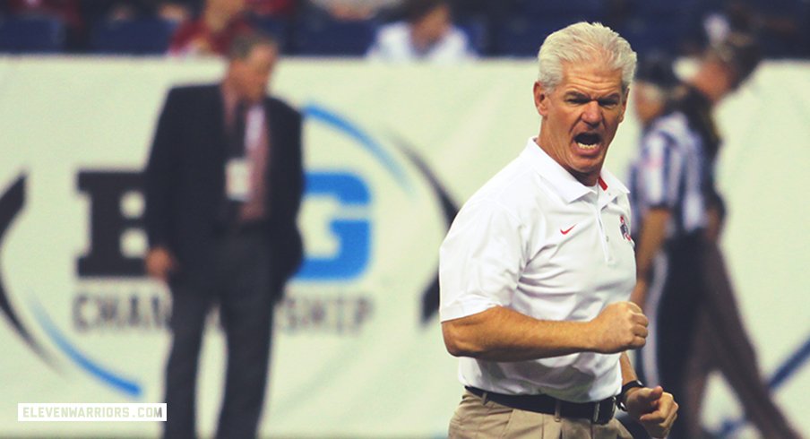 Kerry Coombs at the 2014 Big Ten Championship Game