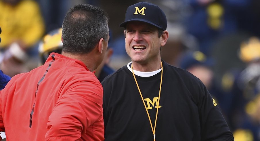 Urban Meyer and Jim Harbaugh