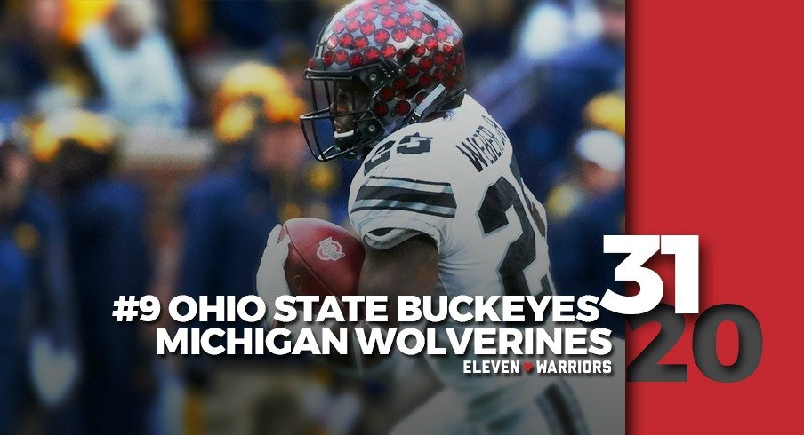 Statagram: Ohio State 31, Michigan 20