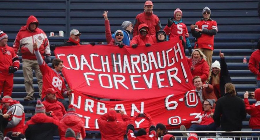 Frank from Toledo strikes again with a sign celebrating Urban Meyer's dominance over Michigan