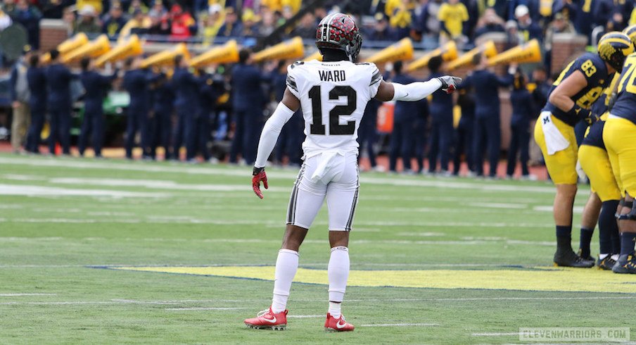 Denzel Ward was Ohio State's defensive MVP on Saturday.