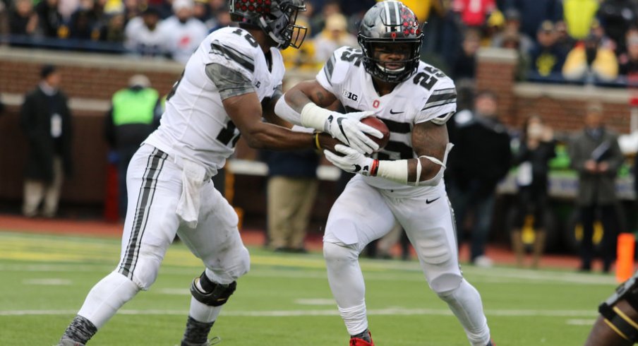 The Buckeye running game powered a huge comeback in Ann Arbor.