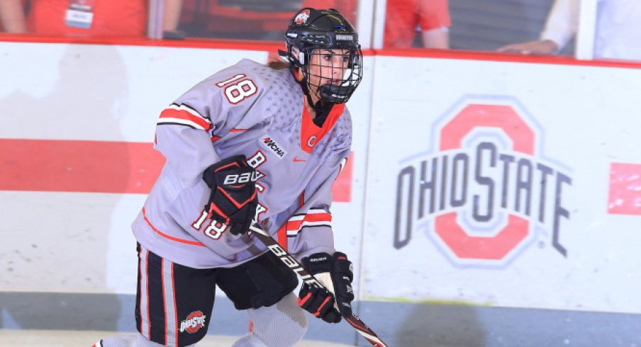 Buckeye veteran Julianna Iafallo netted the game tying goal against St. Cloud State.