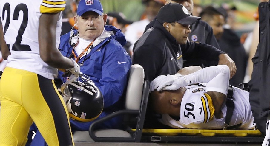 Ryan Shazier was carted off the field on Monday night. 