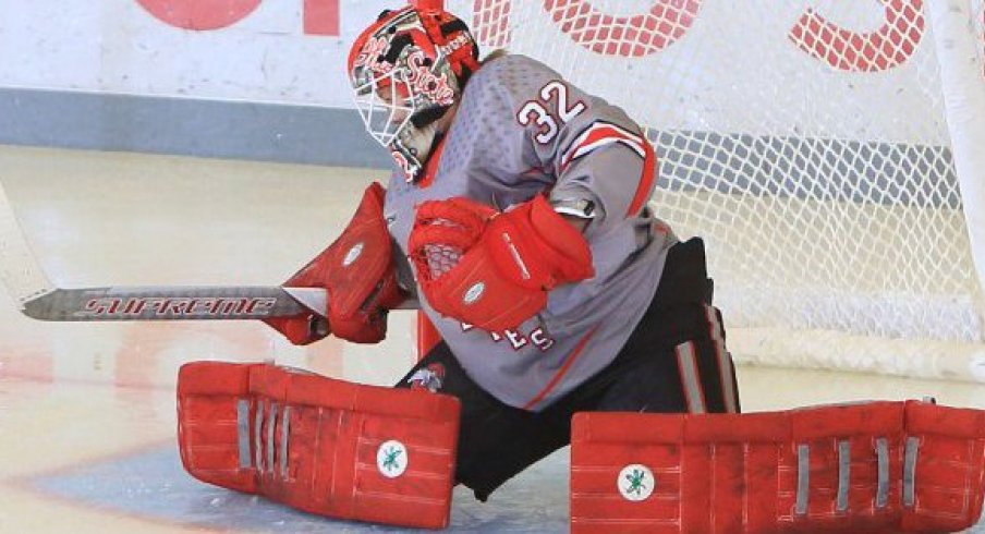 Buckeye goalie Kassidy Sauve is once again the WCHA's Defensive Player of the Week.