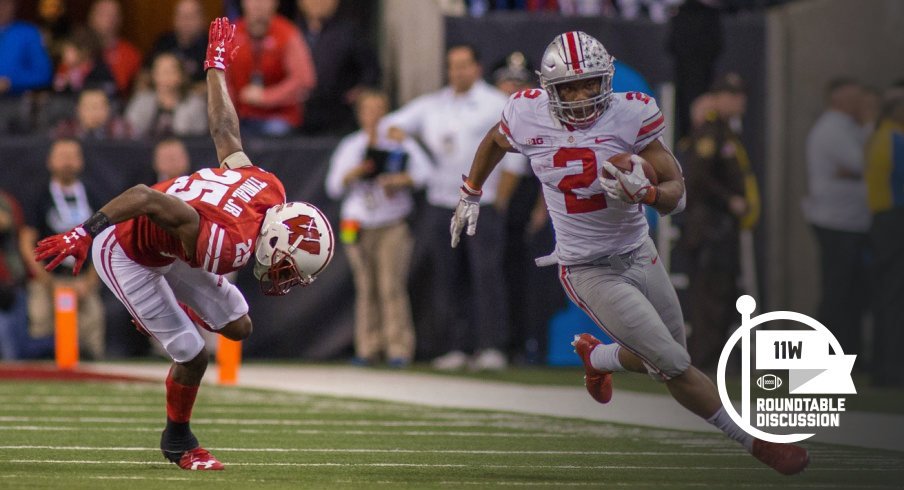 Two more years of J.K. Dobbins should be fun (Trevor Ruszkowski-USA TODAY Sports)