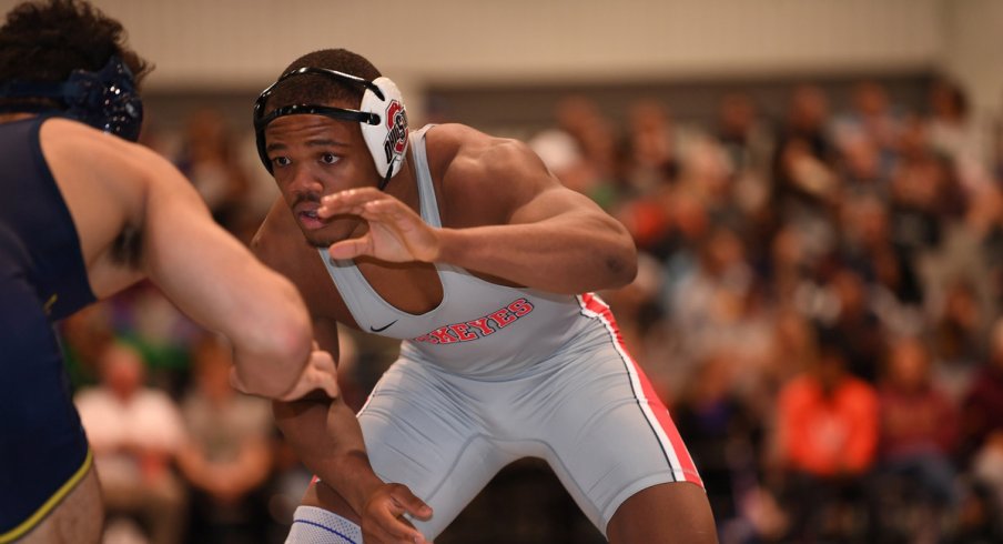Myles Martin starting deep into his opponent's soul, prior to ruining his weekend.