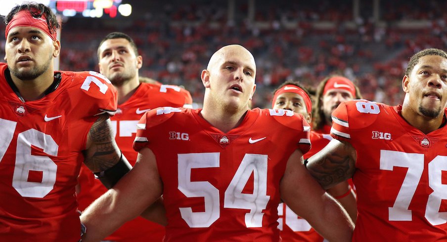 Branden Bowen (76), Billy Price (54) and Demetrius Knox (78)