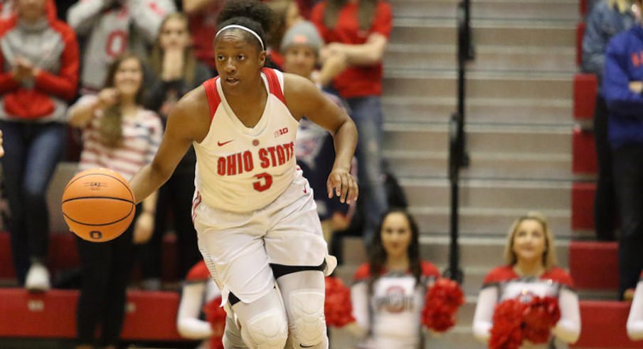 Kelsey Mitchell led the way once again for the Buckeyes.