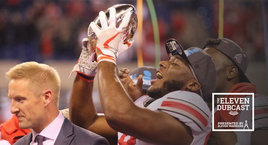 Defensive end Tyquan Lewis during Ohio State's 27-21 win over Wisconsin in the Big Ten Championship.