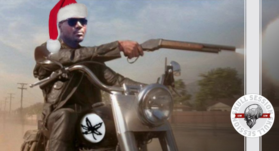 Cardale Jones pulls the trigger on the Christmas 2017 Skull Session